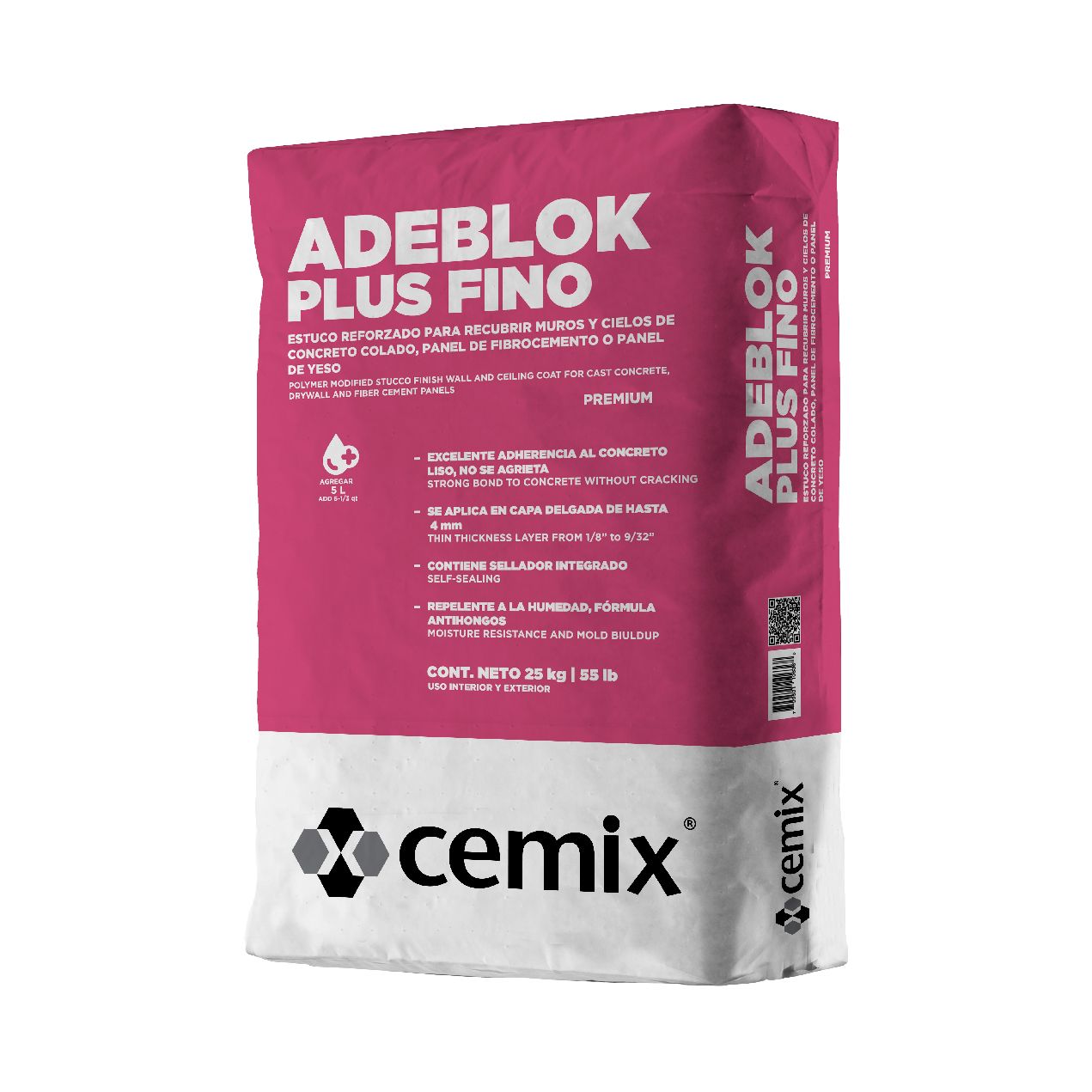 ADEBLOK PLUS FINO BLANCO - CEMIX