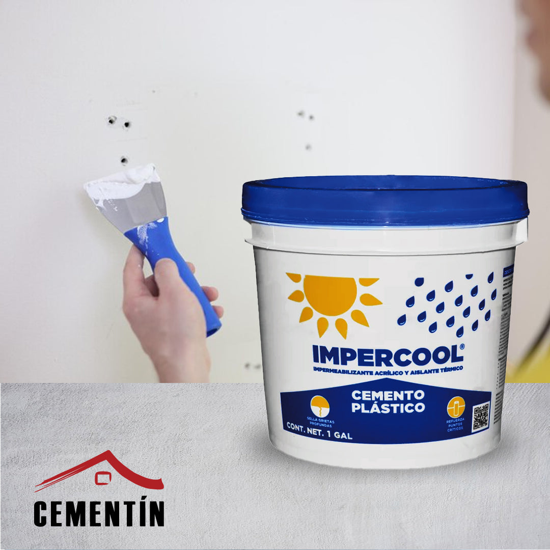 IMPERCOOL CEMENTO PLASTICO 3.78L - CEMIX