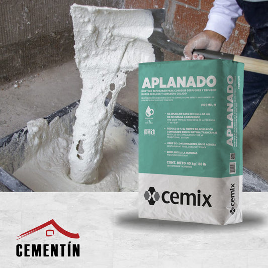 APLANADO BLANCO 40 KG  - CEMIX