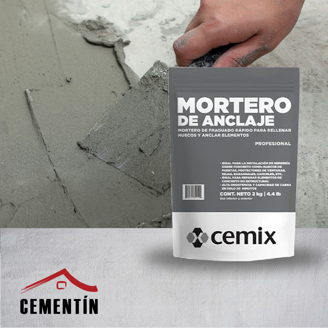 MORTERO DE ANCLAJE GRIS 2 KG - CEMIX