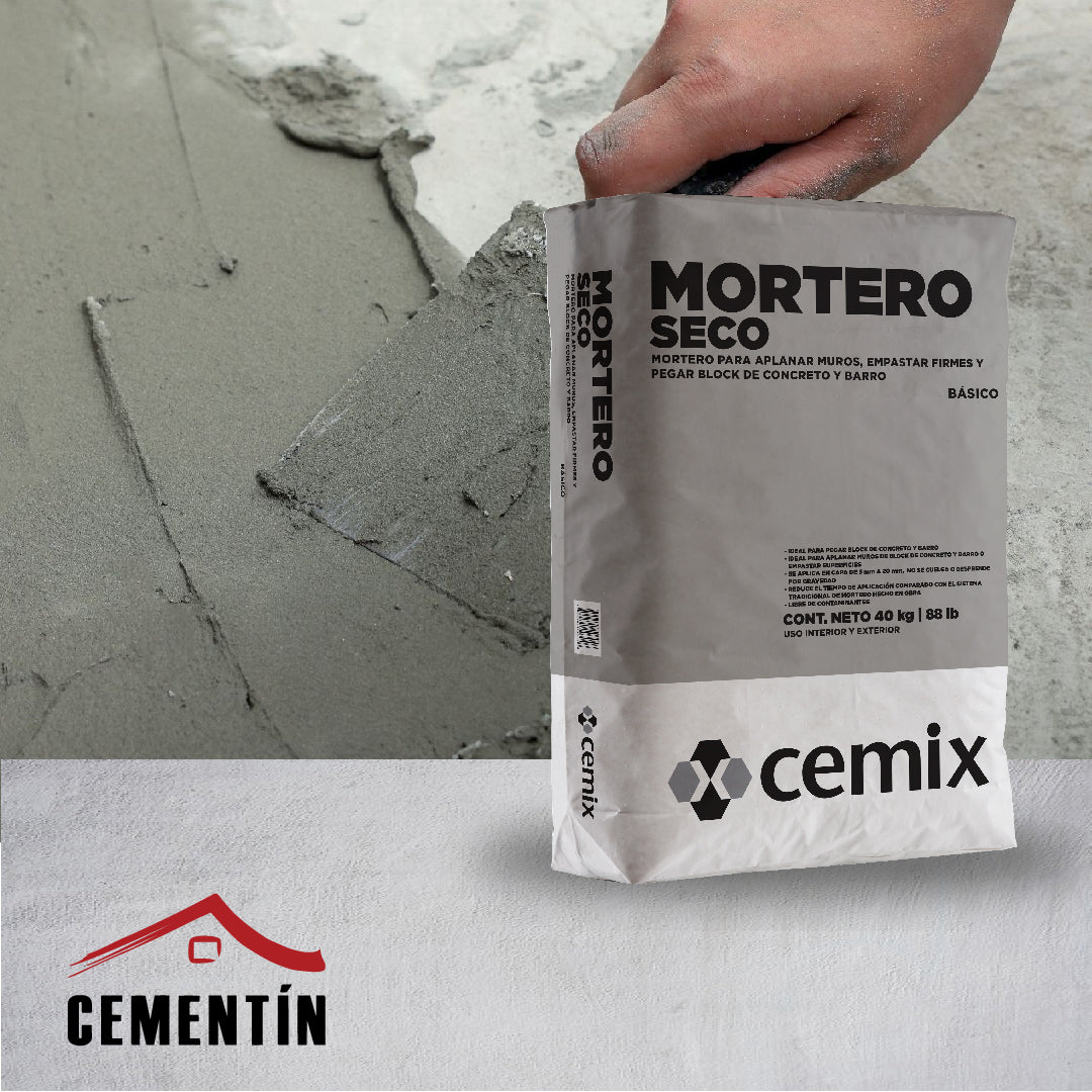 MORTERO SECO GRIS 40 KG - CEMIX