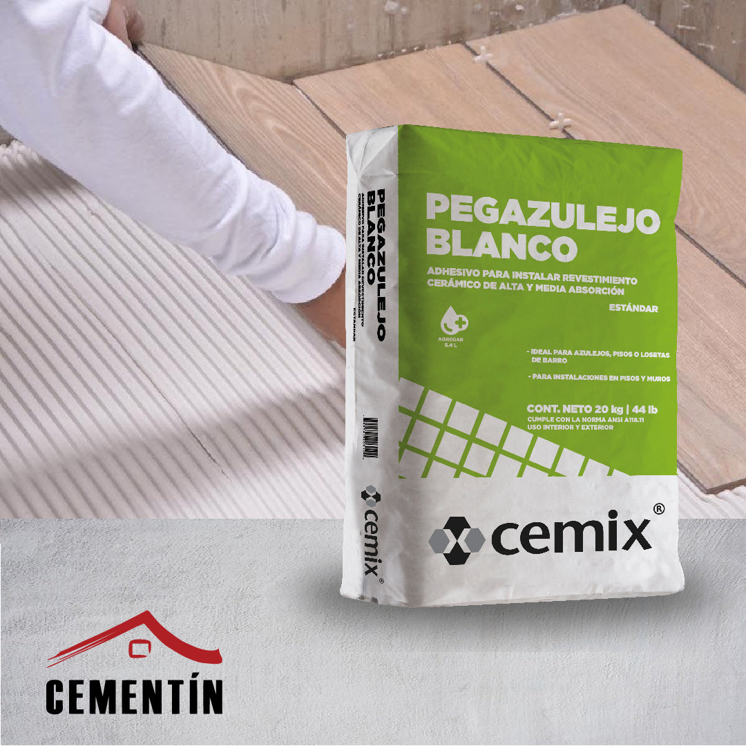 PEGAZULEJO BLANCO 20 KG - CEMIX