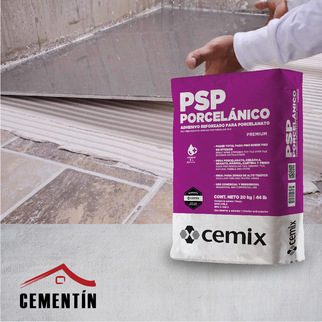 PSP PORCELANICO BLANCO 20 KG - CEMIX