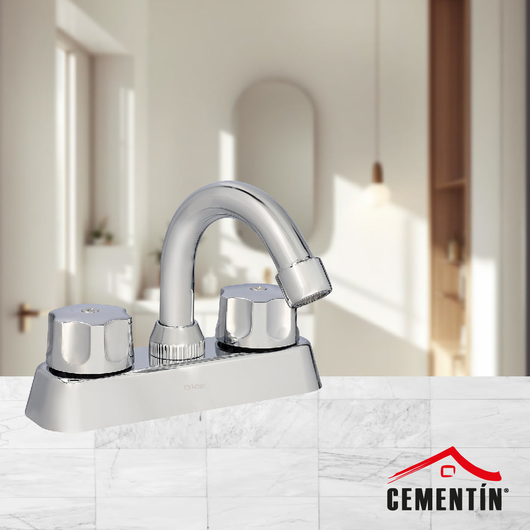 MEZCLADORA DE 4" PARA LAVABO TIPO BAR - DICA