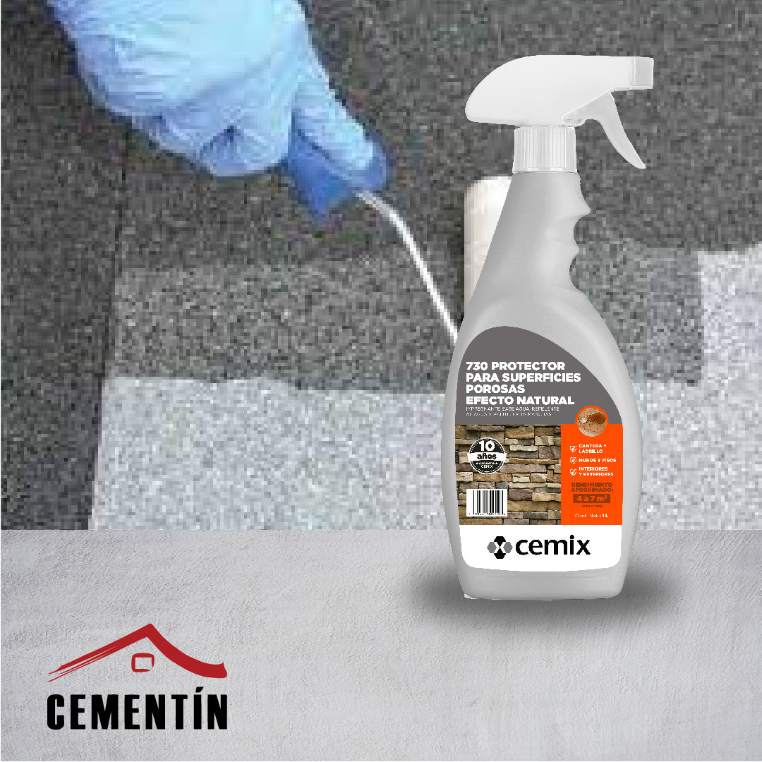 PROT SUPERFICIES POROSAS EFEC MOJ TRANSPARENTE 1 L - CEMIX